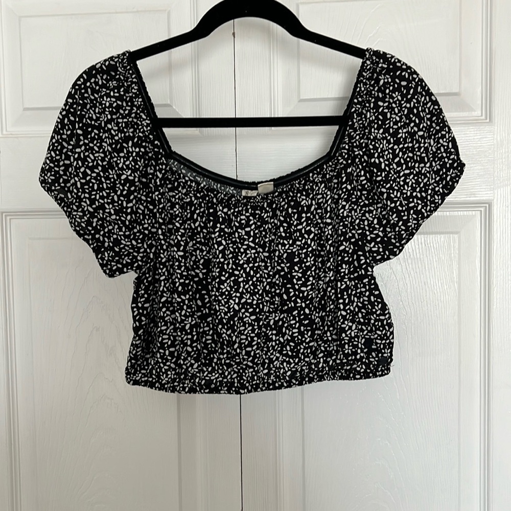 Roxy Glass of Gold crop top